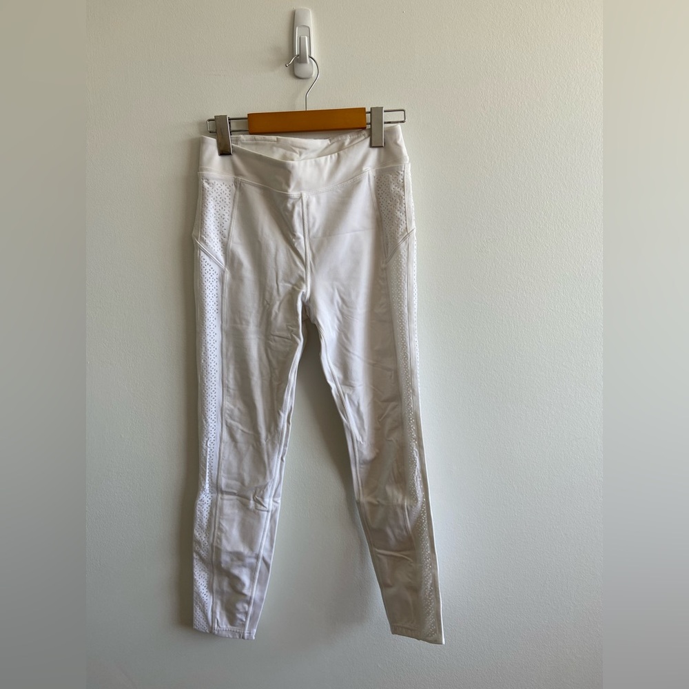 Lululemon cropped white leggings